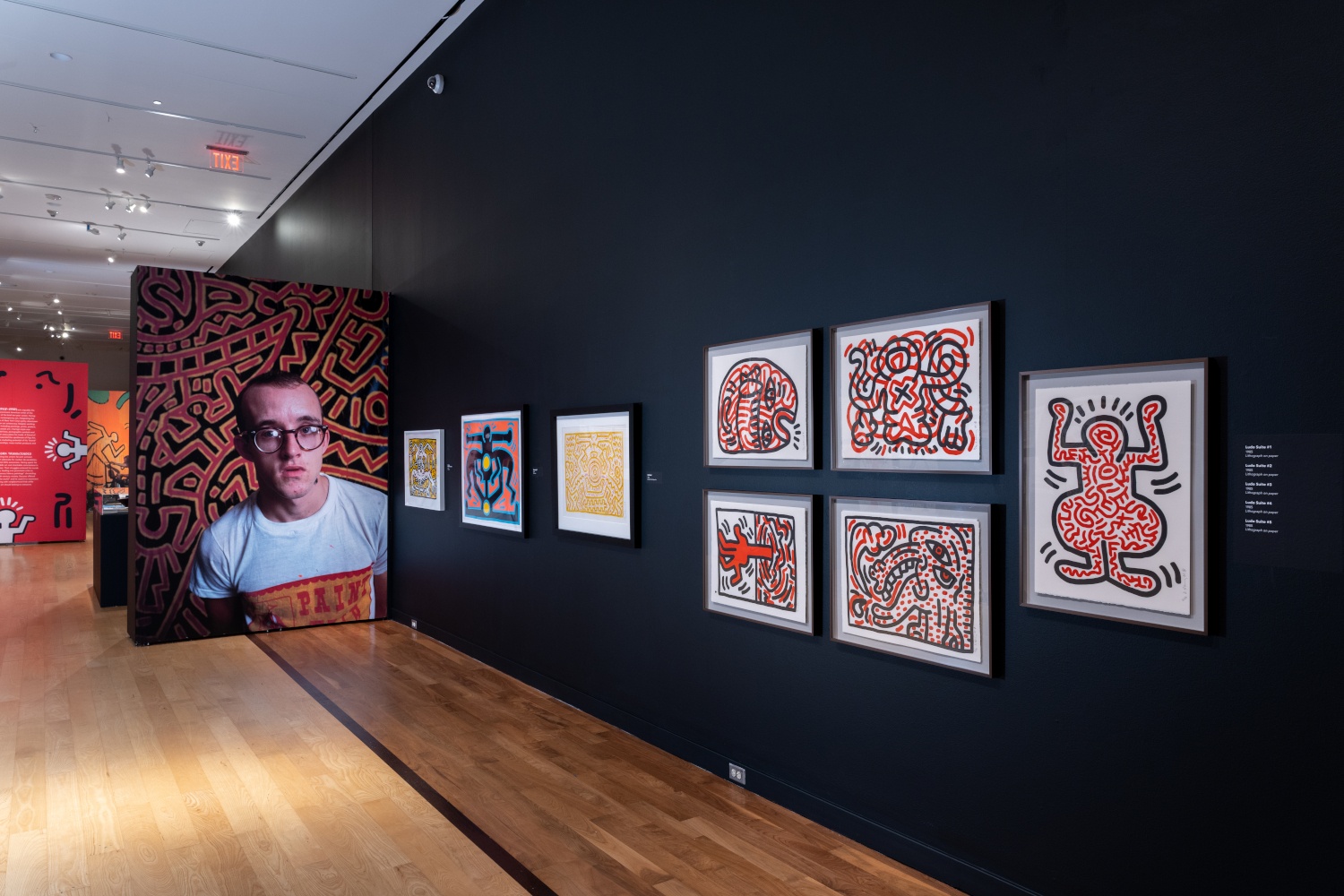 quadretto in mosaico raffigurante l'opera di Keith Haring, Non vedo, non  sento, non parlo Decora la tua casa!