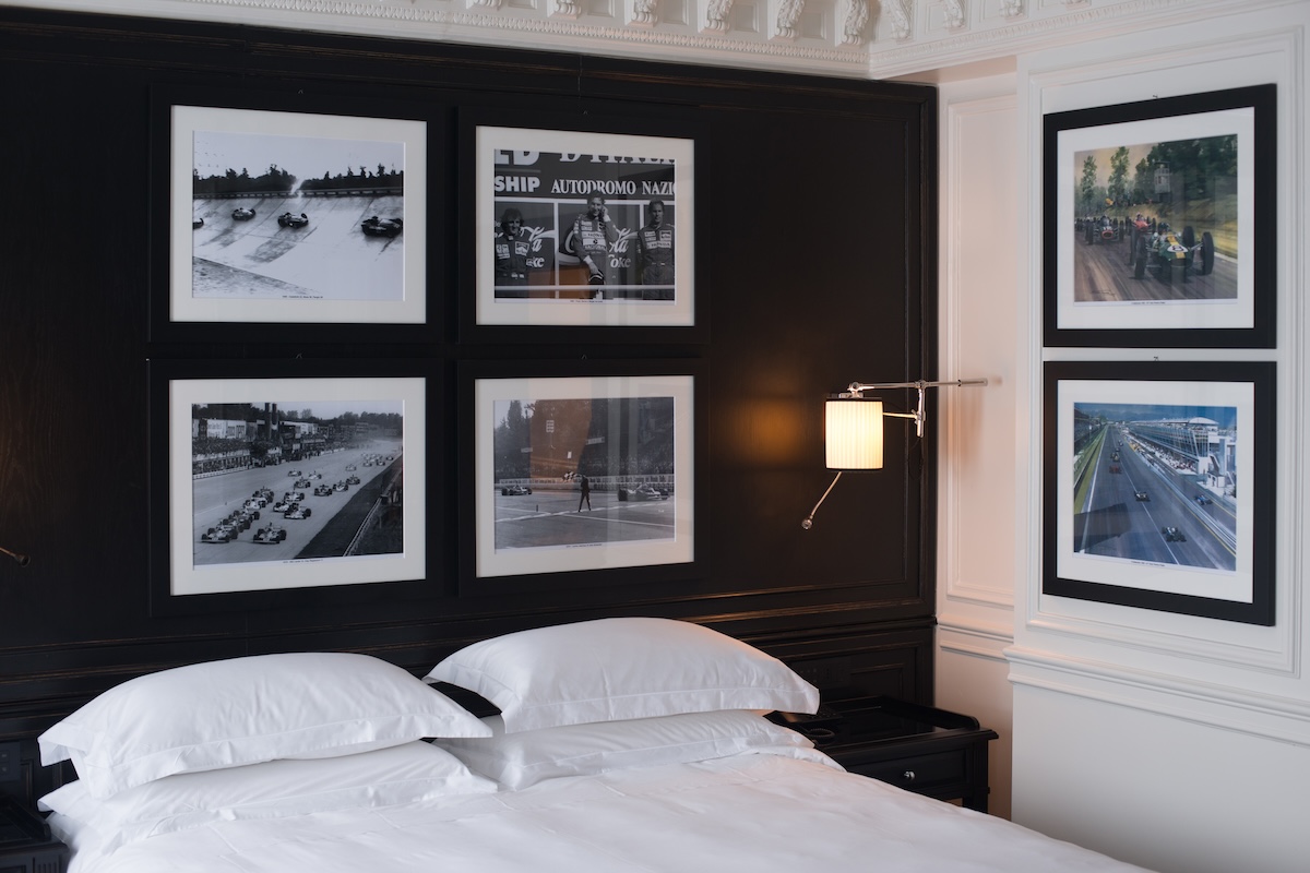 Room detail at Hotel de la Ville Monza during the Italian Grand Prix